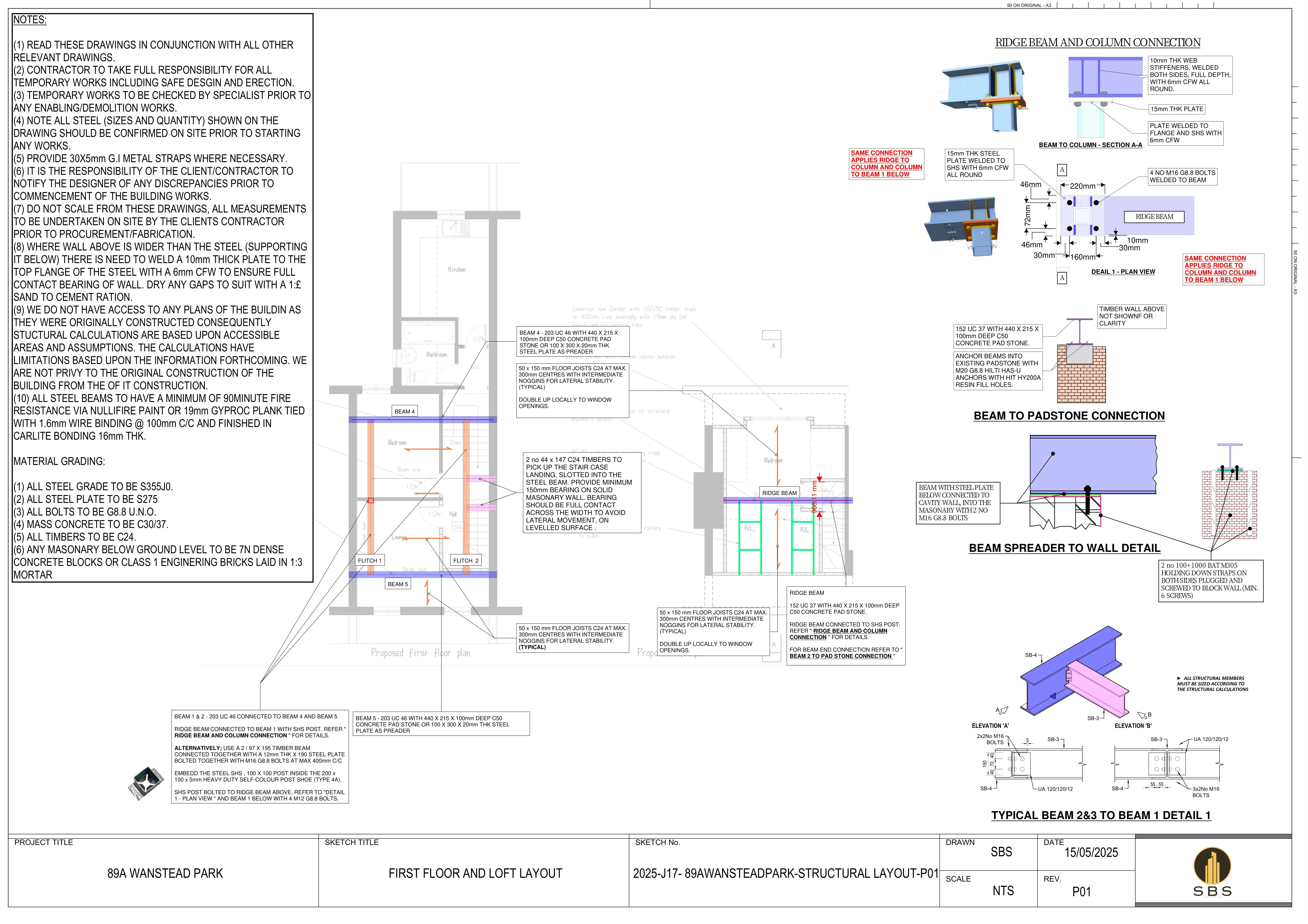 Loft Conversion – SBS Structural and Architectural Design Services